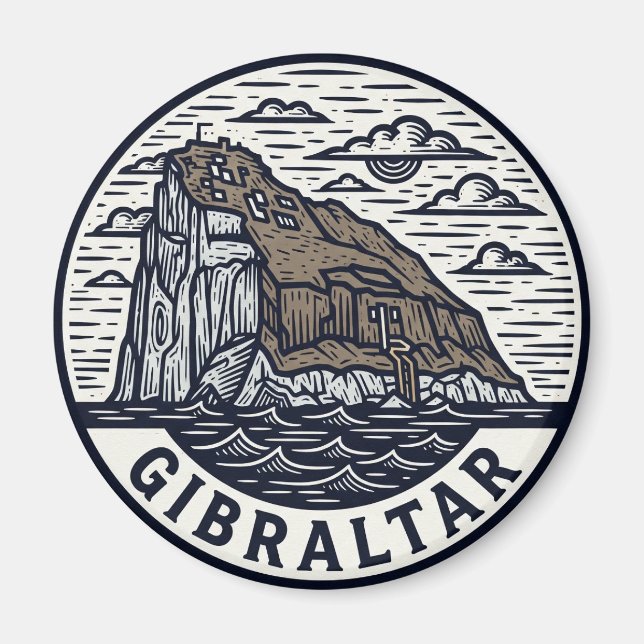 Imán Viajes de Gibraltar (Frente)