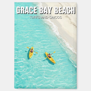 Imán Viajes de Grace Bay Beach Turks y Caicos