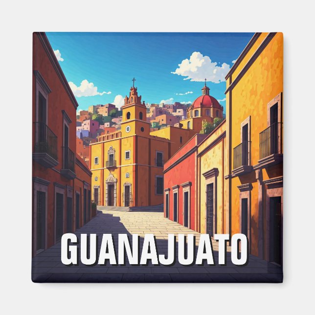 Imán Viajes de Guanajuato México (Frente)
