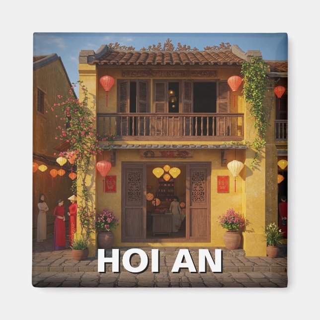 Imán Viajes De Hoi An Vietnam (Frente)