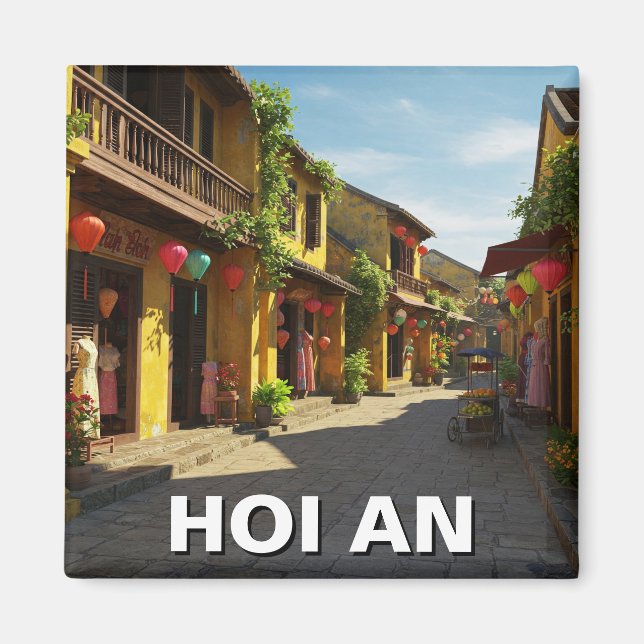 Imán Viajes De Hoi An Vietnam (Frente)