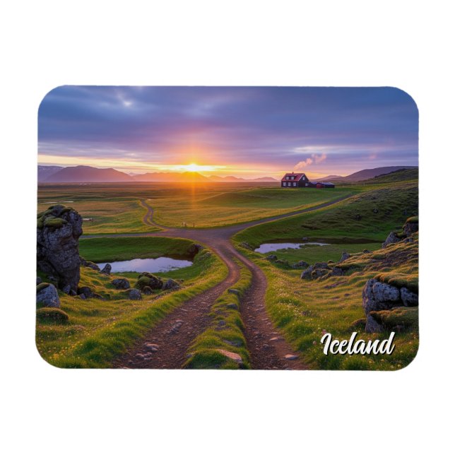 Imán Viajes de Islandia (Horizontal)
