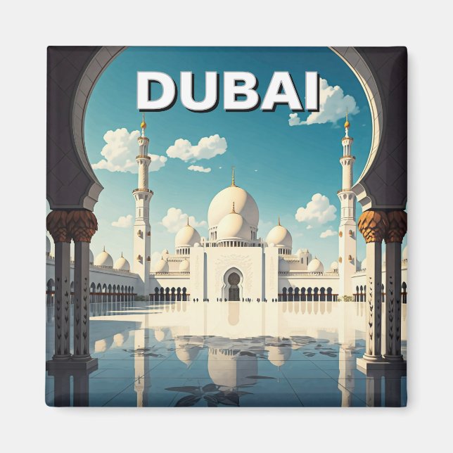 Imán Viajes de la Gran Mezquita de Dubai (Frente)