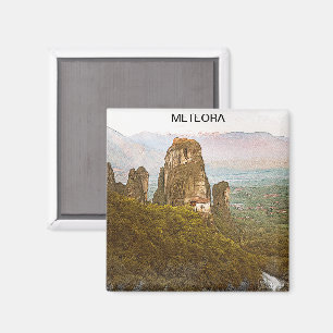 Imán Viajes de las montañas de rock de Meteora Grecia