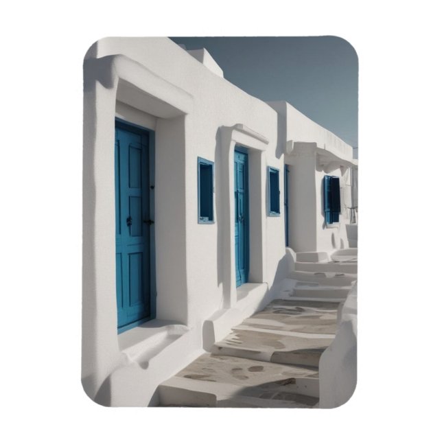 Imán Viajes de Mykonos Grecia (Vertical)