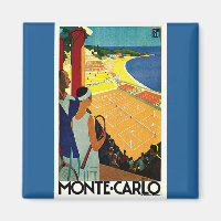 Viajes de vintage, tenis, deportes, Monte Carlo Mo