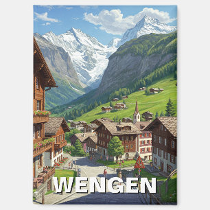 Imán Viajes de Wengen Suiza