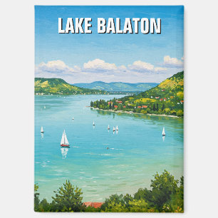 Imán Viajes del Lago Balaton Hungría