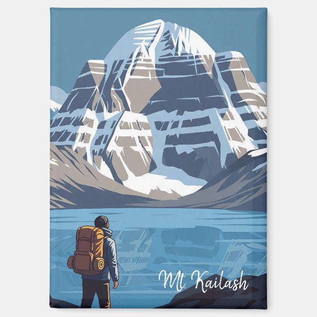 Imán Viajes del Monte Kailash en el Tíbet (Anverso)