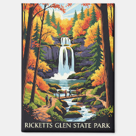 Imán Viajes del Parque Estatal Ricketts Glen