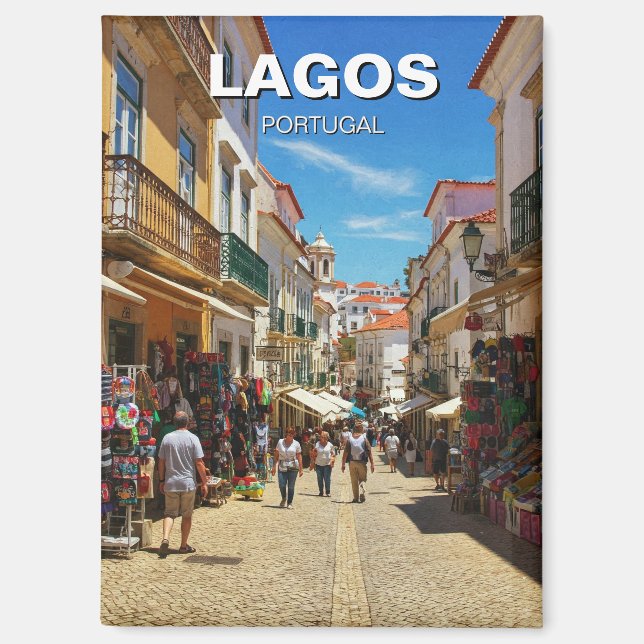 Imán Viajes en Lagos Portugal (Anverso)