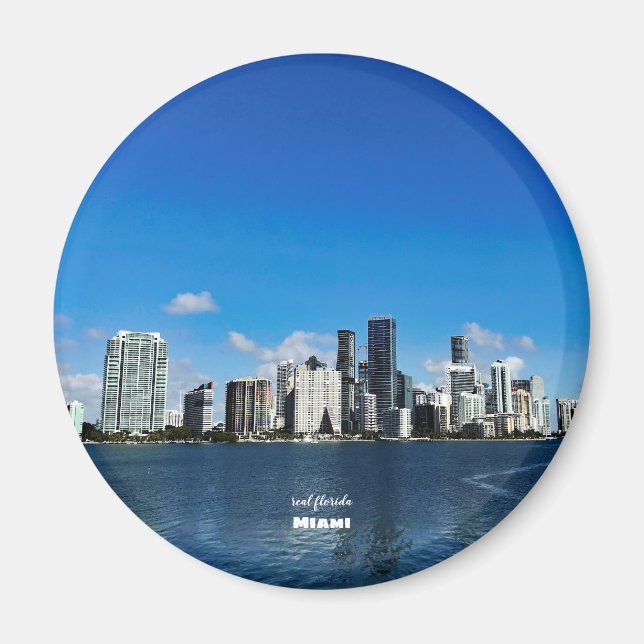 Imán Viajes | Florida - Miami Skyline (Frente)