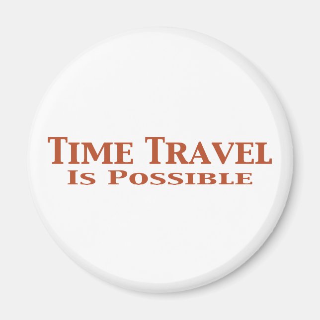 Imán Viajes horarios son posibles regalos (Frente)