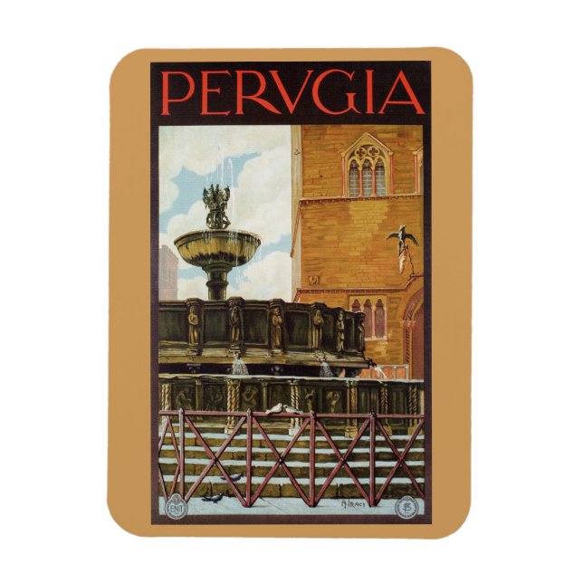 Imán Viajes italianos y peruanos (Vertical)