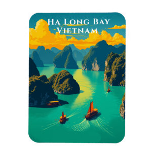Imán Viajes panorámicos de Ha Long Bay Vietnam