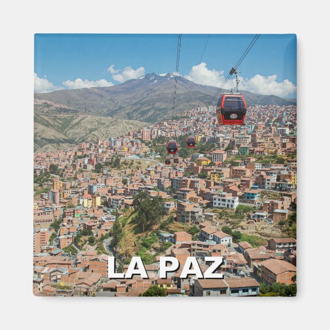 Imán Viajes por cable en La Paz Bolivia (Frente)