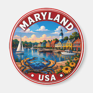 Imán Viajes por el Estado de Maryland Old Line