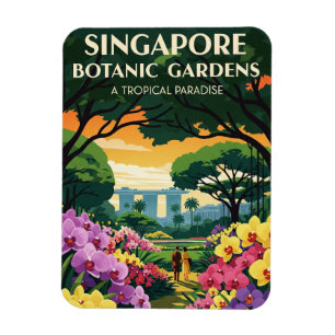 Imán Viajes por el Jardín Botánico de Singapur