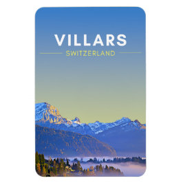 Imán Viajes Suiza Viajes a Villares Vintage