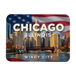 Imán Viajes urbanos en Chicago, Illinois