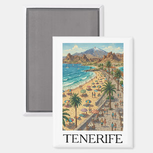 Imán Viajes Vintage Tenerife Islas Canarias España 