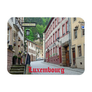 Imán Vianden, escena callejera de Luxemburgo