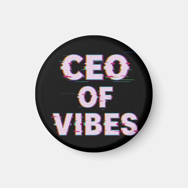 Imán VIBE CEO PROTOCOL - Reality Glitch (Instant Aura U (Frente)