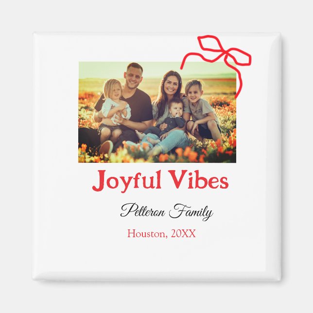 Imán Vibes alegres de la proa roja añaden el bautizo de (Frente)