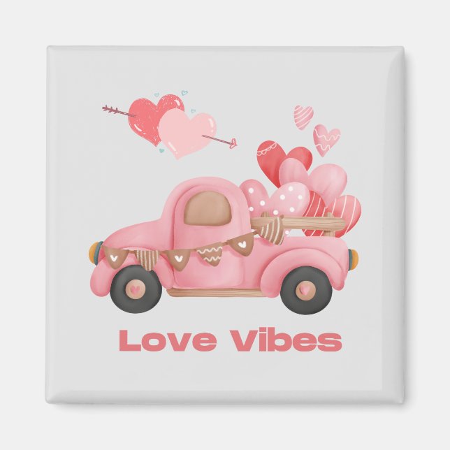 Imán Vibes de amor, el día de San Valentín 2023 (Frente)
