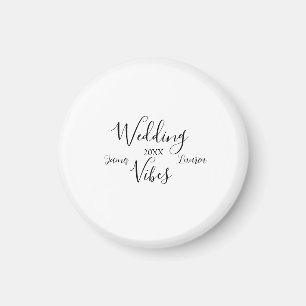 IMÁN VIBES DE BODAS NOMBRE DE PAREJA 20XX PAREJA ENCANT