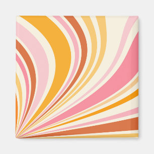 Imán Vibes retro coloridas