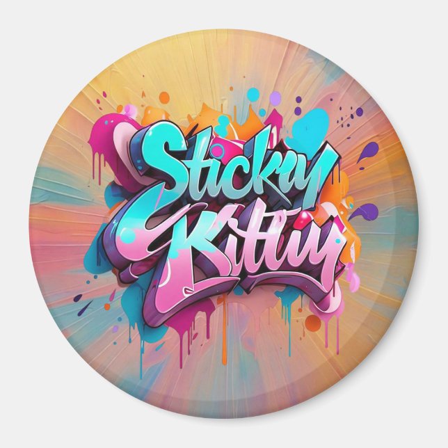 Imán "Vibes urbanas dramáticas" (Frente)