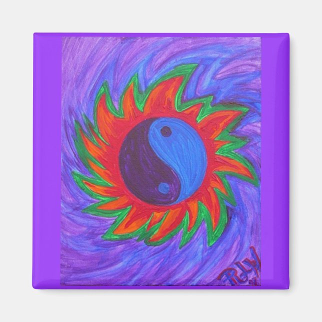 imán - vibración yin & yang (Frente)