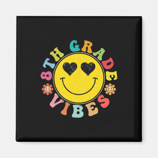 Imán Vibraciones de 8vo Grado Cara Feliz Sonrisa Regalo