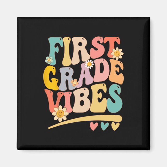 Imán Vibraciones De Grado Para Niñas Niños Maestro De 1 (Frente)