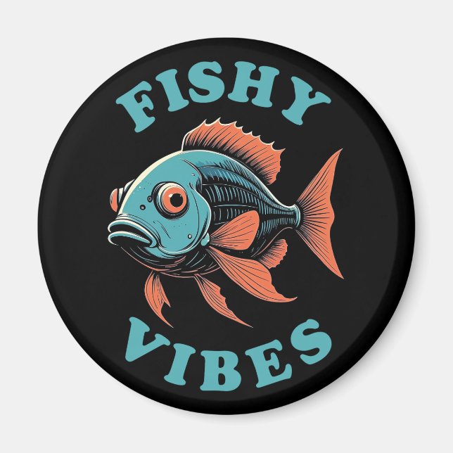Imán Vibraciones de Pescado - Pez Divertido (Frente)