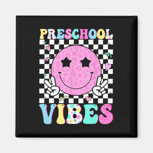 Imán Vibraciones de Preescolar Cara Sonriente Maestros 