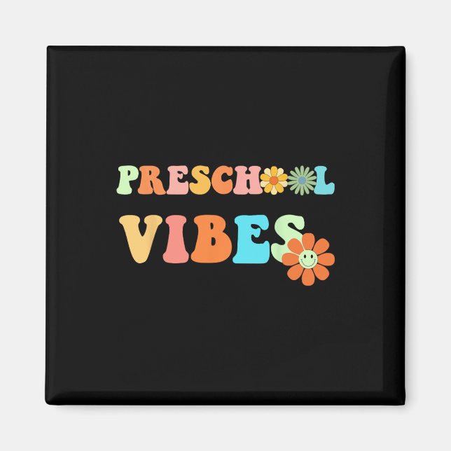 Imán Vibraciones de preescolar de vuelta al cole primer (Frente)