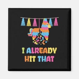 Imán Vibrante Cinco De Mayo Piñata Ya Golpeé A Esa Pa