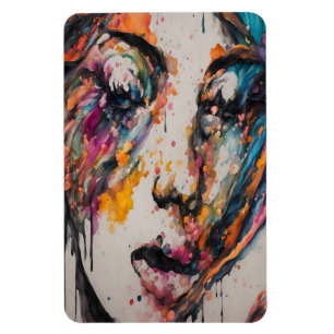 Imán Vibrante expresión abstracta - caída en el arte am