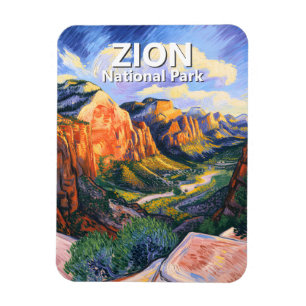 Imán Vibrante Parque Nacional Zion Angels Landing Van G