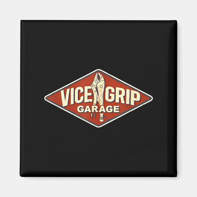 Imán Vice Grip Garage Mechanic Dad Joke Handyman Grandp (Frente)