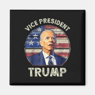 Imán Vicepresidente Trump Bandera de EE. UU. Biden Elec