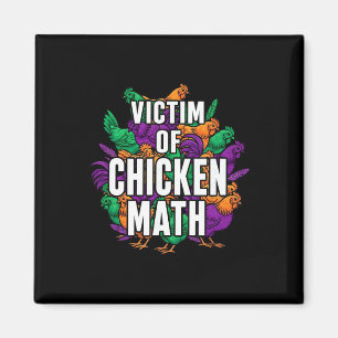 Imán Víctima de la matemática de las gallinas, divertid