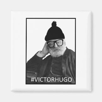 Imán Victor Hugo Hipster Magnet