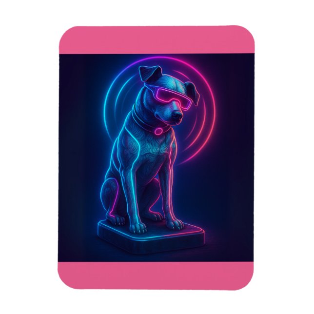 Imán Víctor Perro futurista Nipper RCA (Vertical)