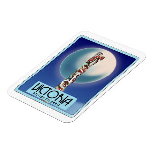 Imán Victoria British Columbia Tótem Pole.