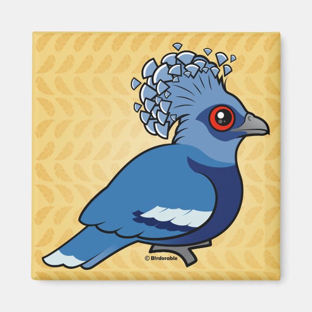 Imán Victoria Crowne Pigeon (Frente)