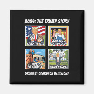 Imán Victoria Trump 2025 Mejor Regreso Recuerdo Ganador