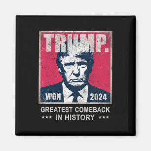 Imán Victoria Trump Ganamos Celebrar el Mejor Regreso 2